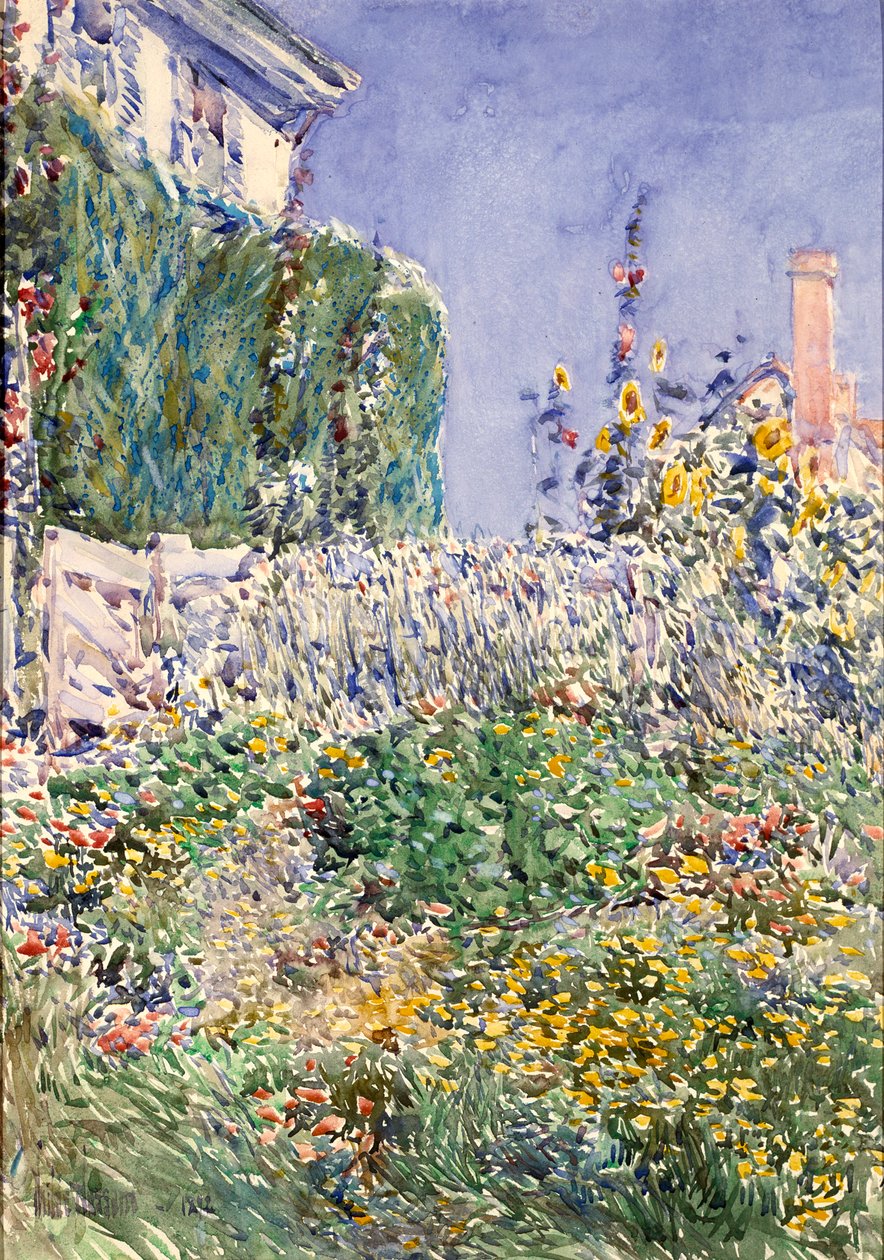 Thaxters hage, 1892. av Frederick Childe Hassam