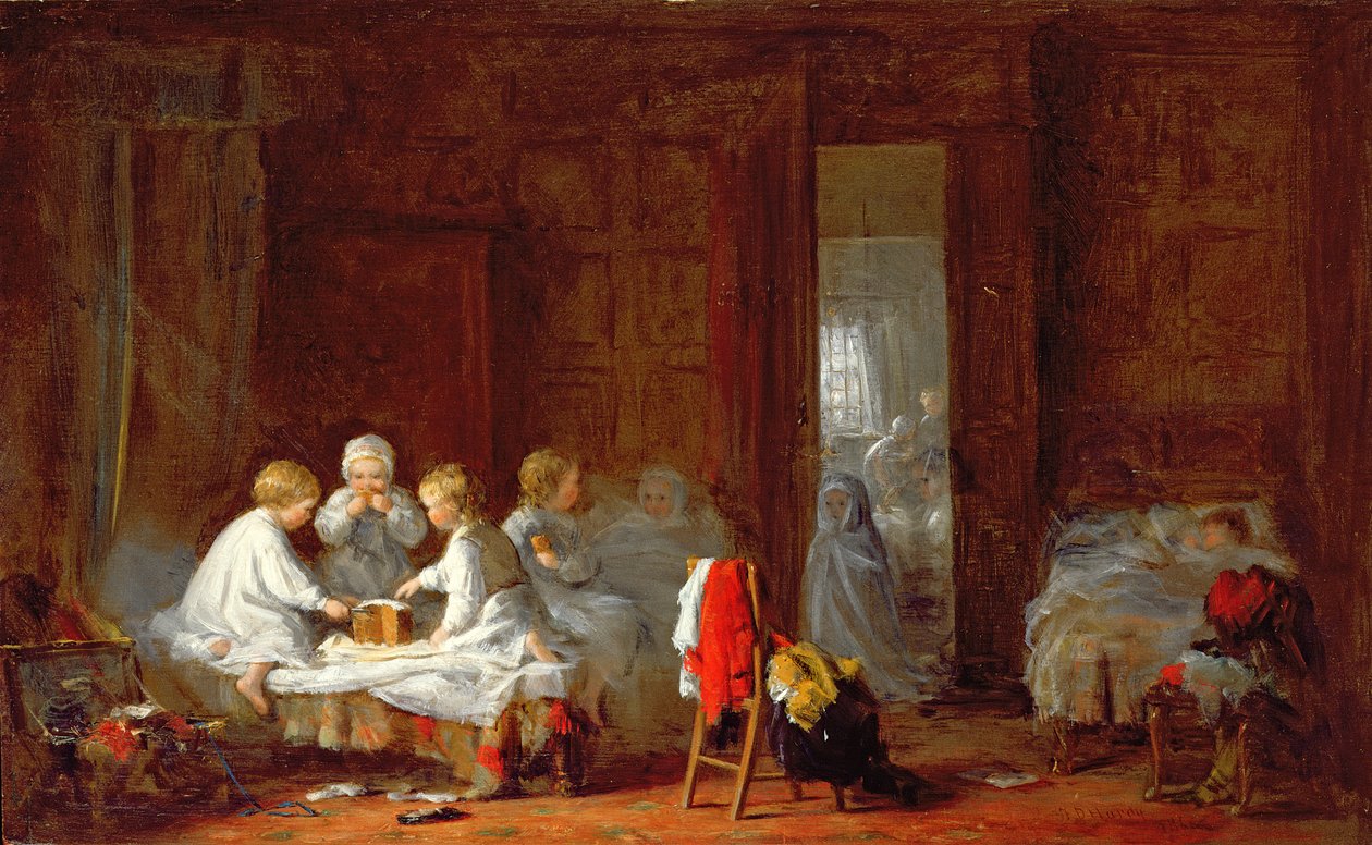 En midnattsfest, 1866 av Frederick Daniel Hardy