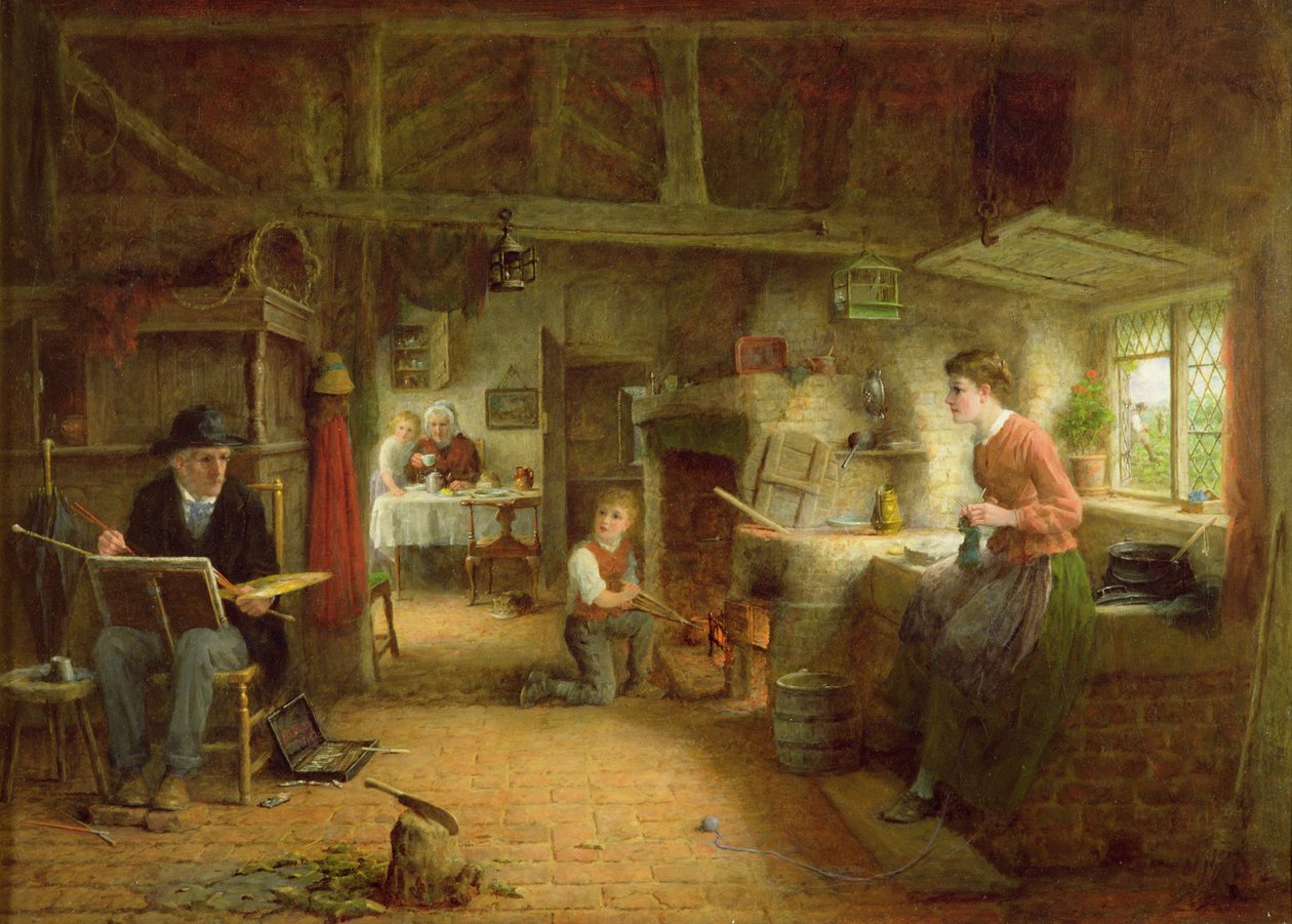 Kunstnerens besøk av Frederick Daniel Hardy