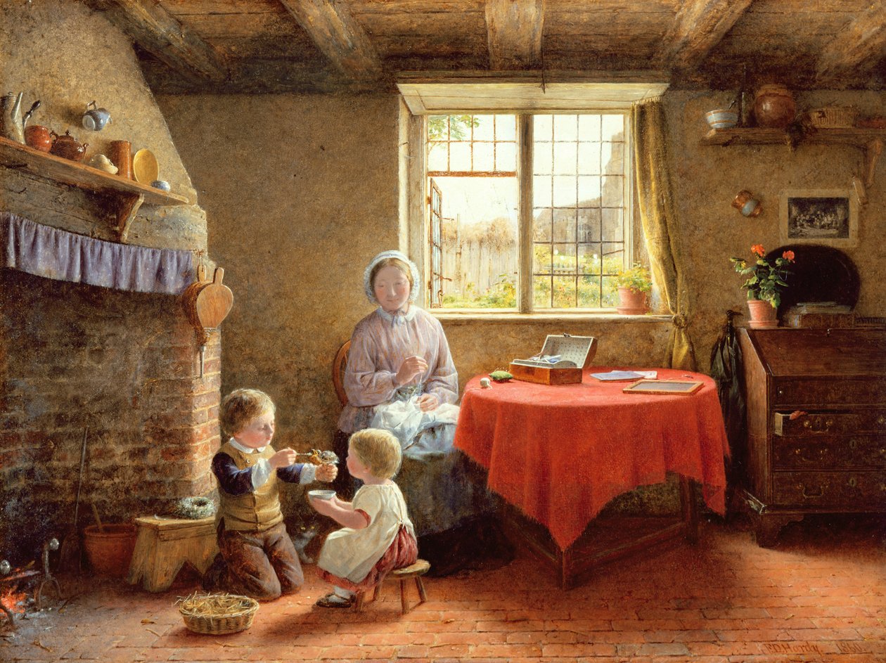 De tre foreldreløse barna av Frederick Daniel Hardy