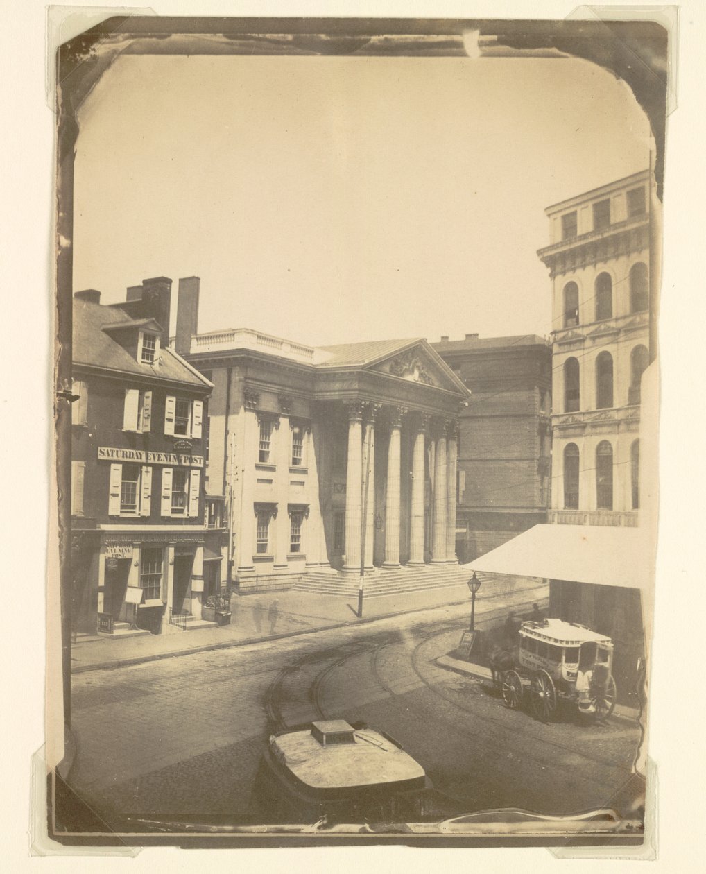 First Bank of the United States, Philadelphia, 1859. av Frederick DeBourg Richards