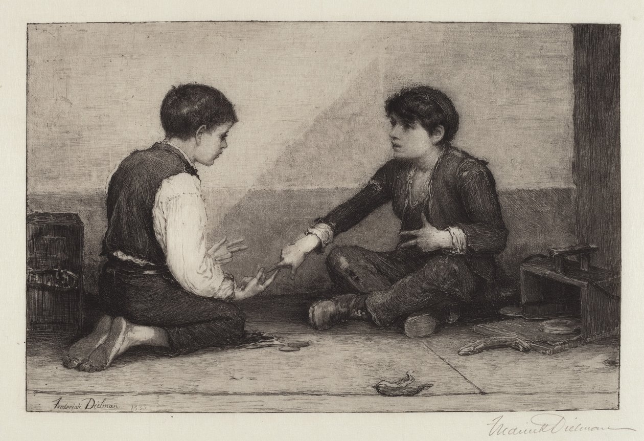 Mora-spillerne av Frederick Dielman