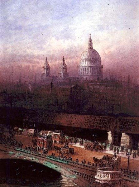 Blackfriars Bridge og St. Paul