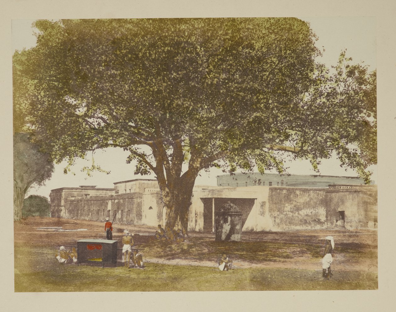 Jail, Calcutta.Fotograf: Fiebig, Frederick c 1851-1852 Utsikt over Calcutta og omkringliggende distrikter. av Frederick Fiebig