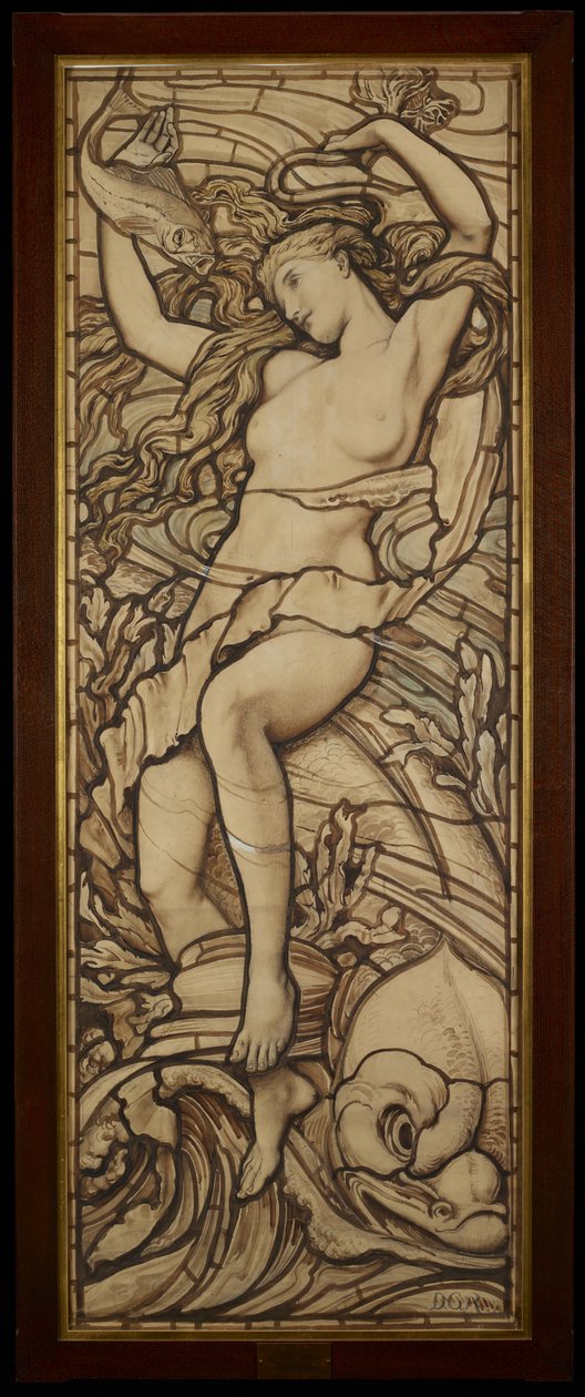Vann, fra serien "De fire elementer", ca. 1888-89 av Frederick G. Smith