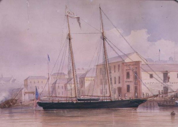 Circular Quay, ca. 1855 av Frederick Garling