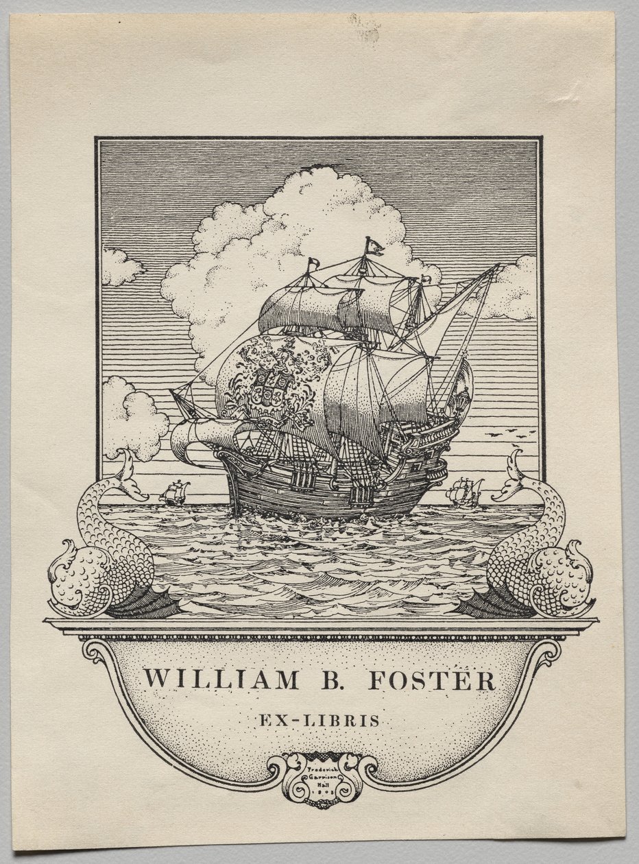 Bokskilt: William B. Foster av Frederick Garrison Hall