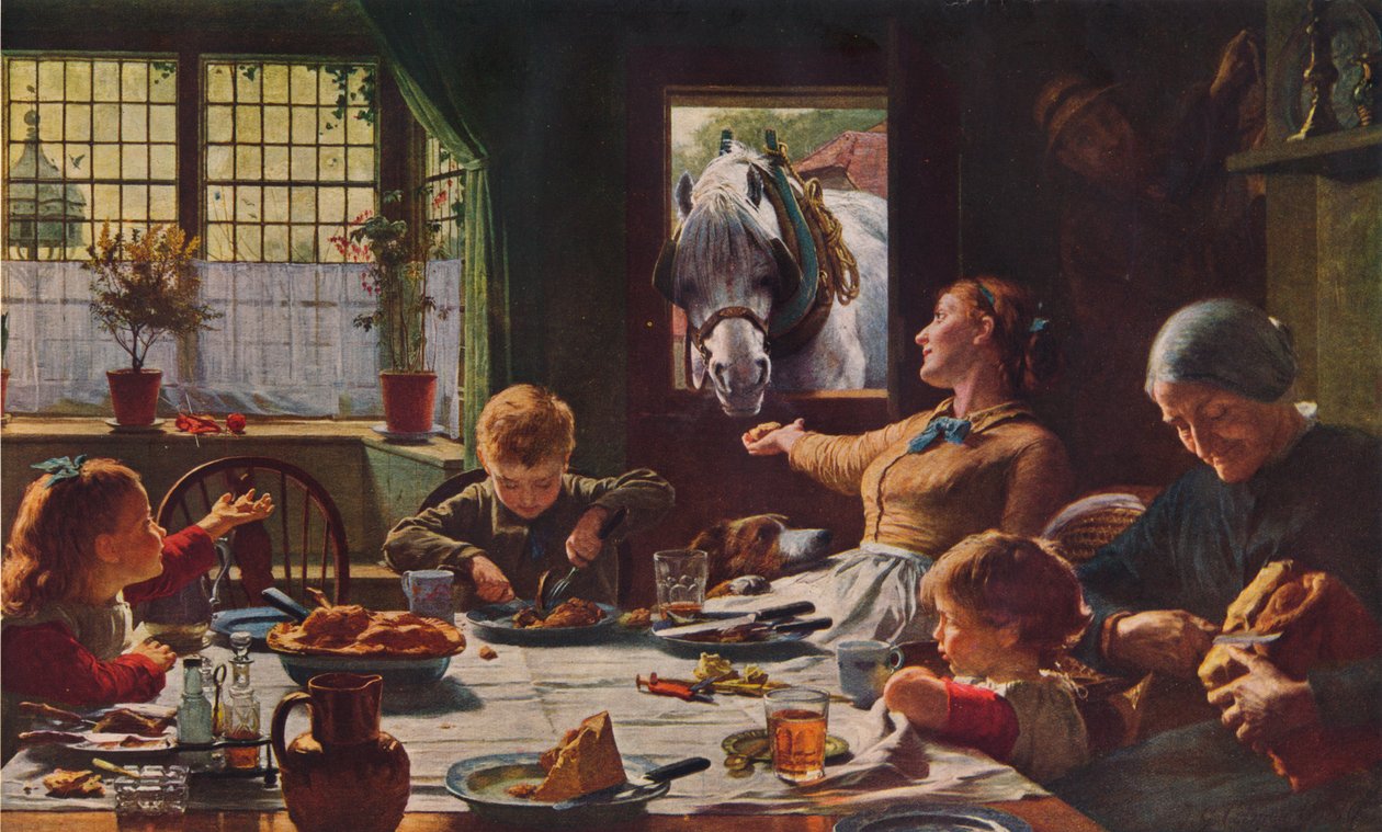 En av familien, 1880, 1938 av Frederick George Cotman