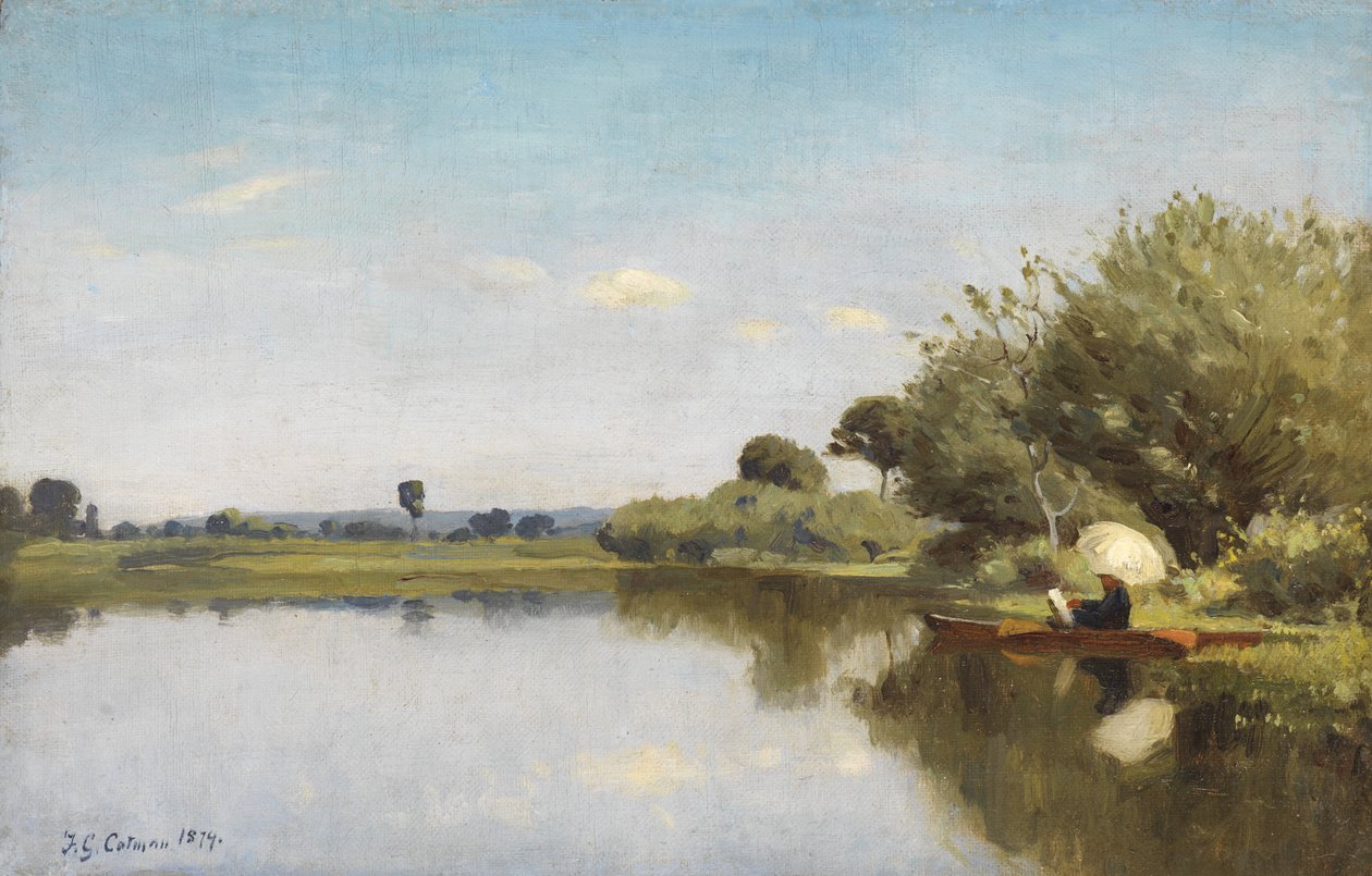 Sommerdagen, 1874 av Frederick George Cotman