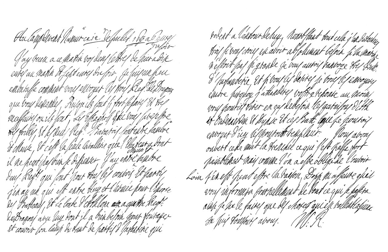 Brev av William III, konge av England, 1695 1865. av Frederick George Netherclift