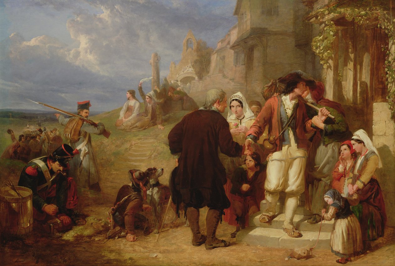 Bretagne vernepliktiges avgang av Frederick Goodall