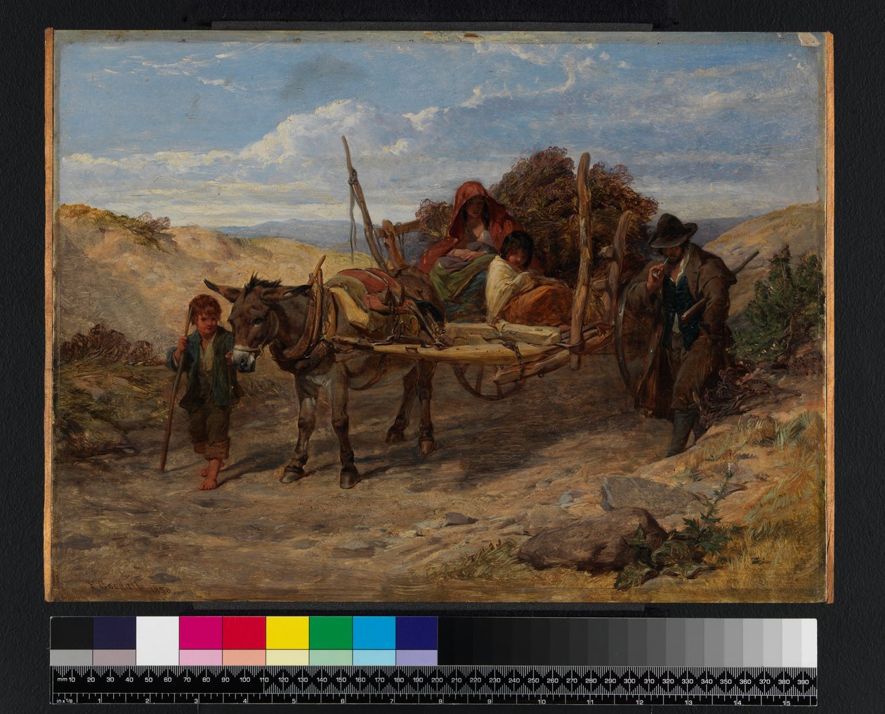 The Heathcart, 1850 av Frederick Goodall