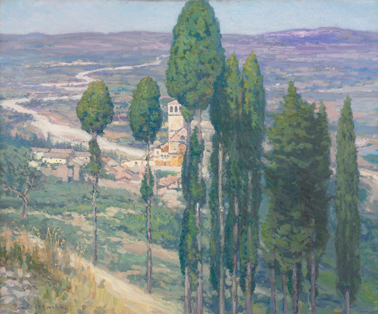Den umbriske dalen, Italia av Frederick Gottwald