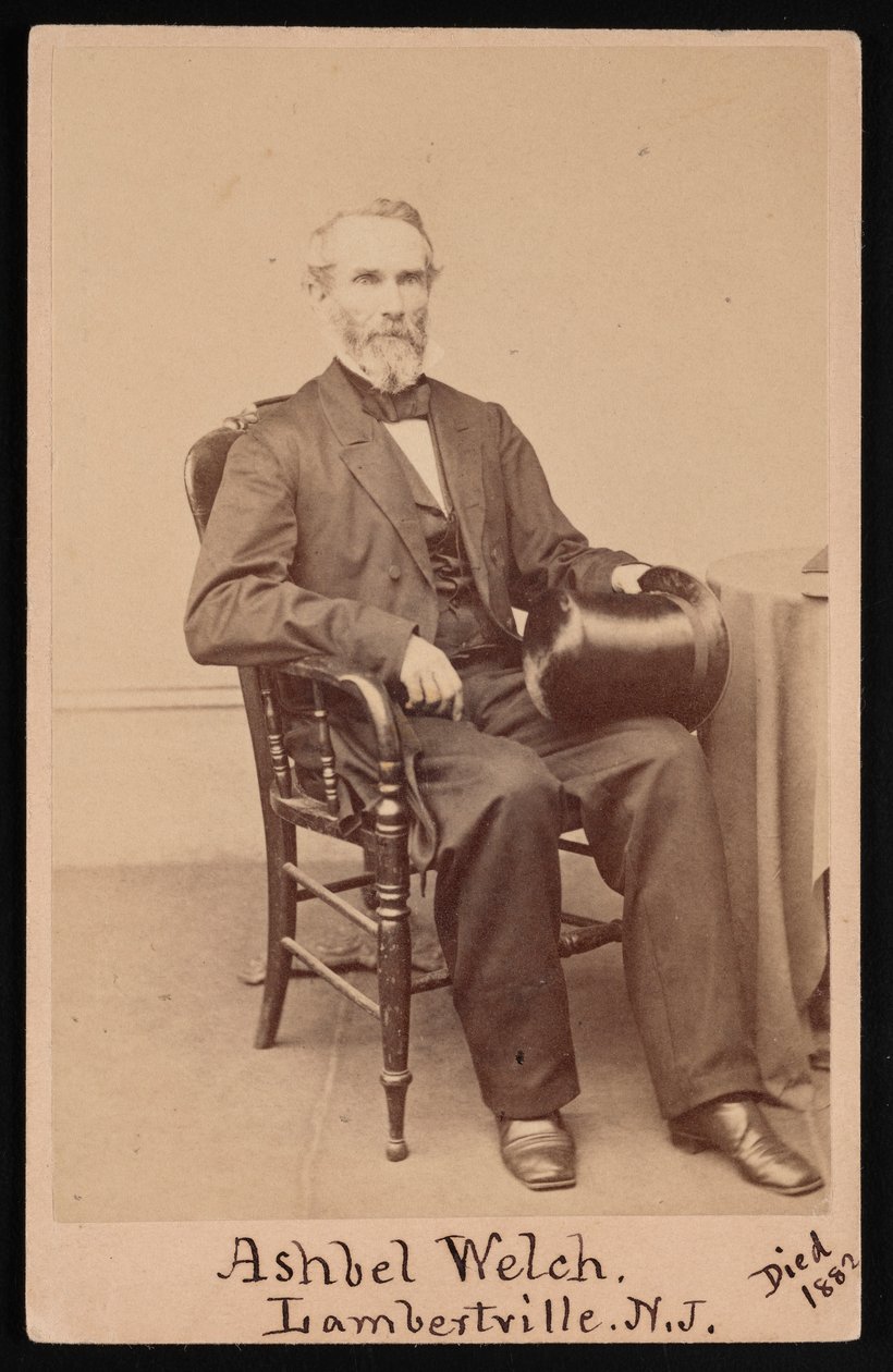 Portrett av Ashbel Welch 1809-1882, før 1882. av Frederick Gutekunst