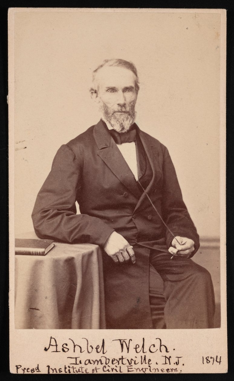Portrett av Ashbel Welch 1809-1882, mai 1874. av Frederick Gutekunst