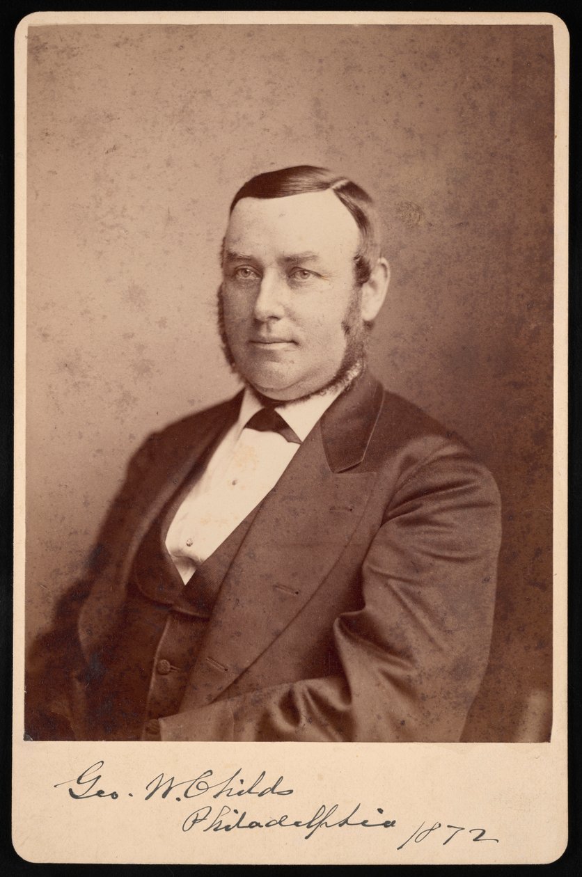 Portrett av George William Childs 1829-1894, 1872. av Frederick Gutekunst