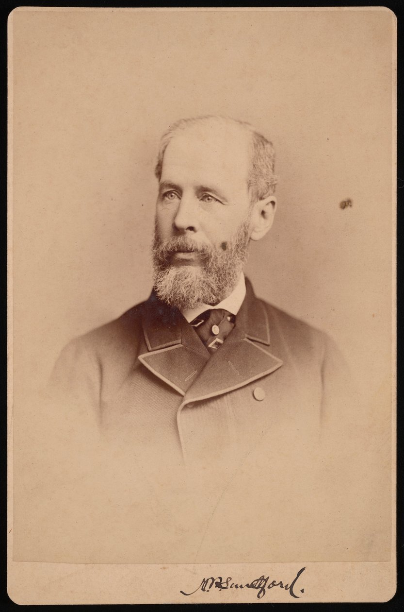 Portrett av uidentifisert mann, oktober 1876. av Frederick Gutekunst