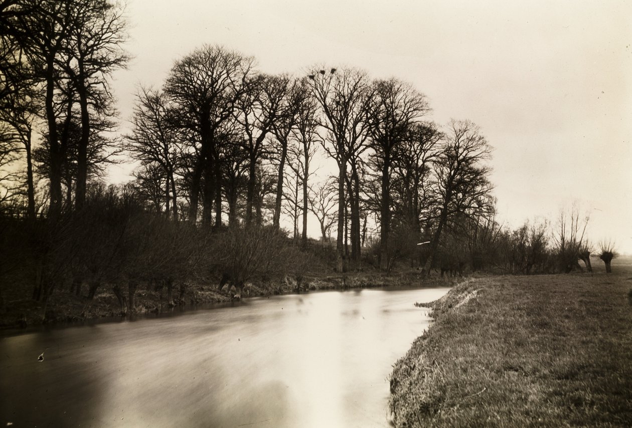 Kelmscott Manor: Themsen nær Manor av Frederick Henry Evans