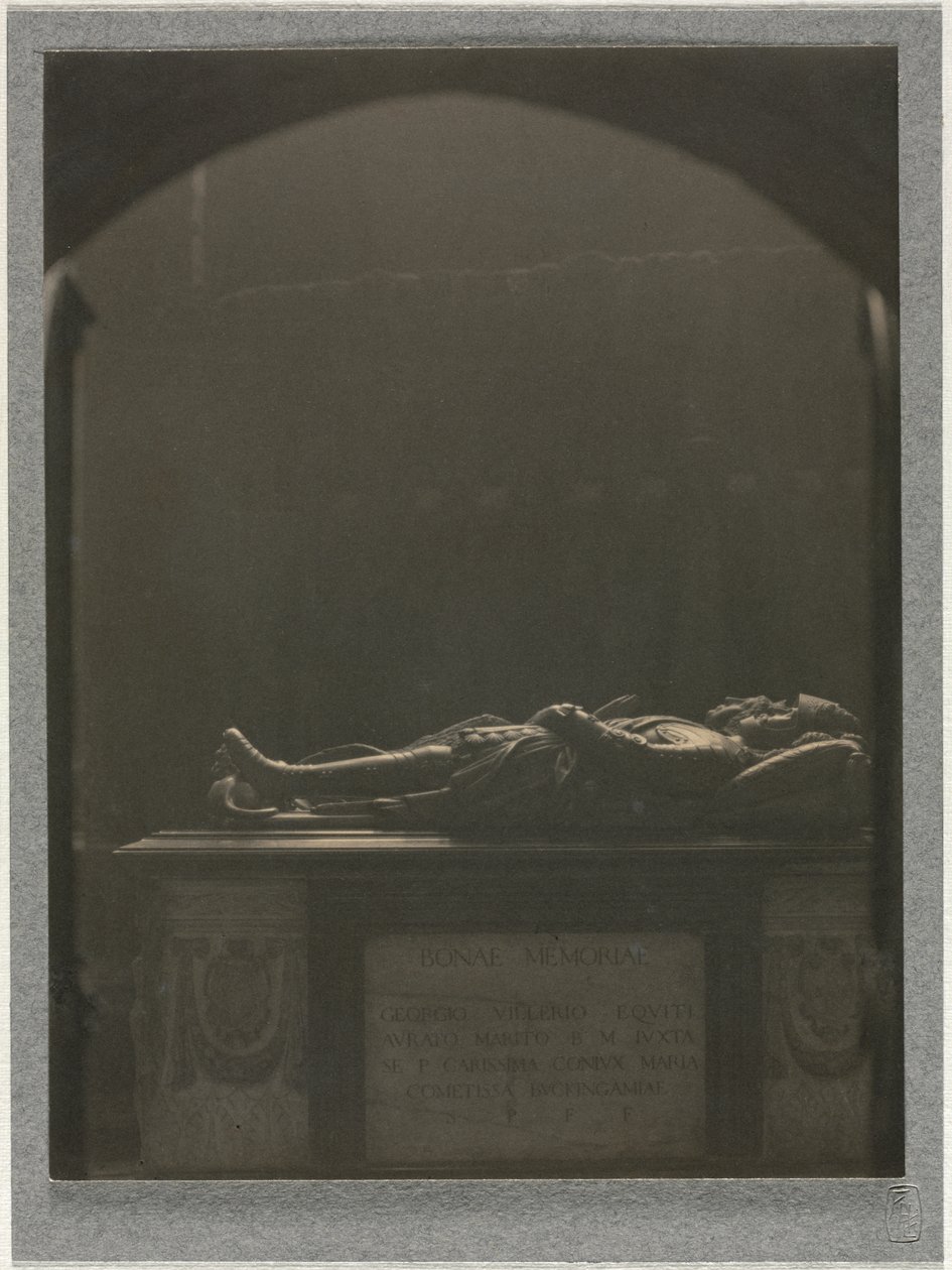Westminster Abbey, graven til Sir Georges Villiers (d. 1605) av Frederick Henry Evans