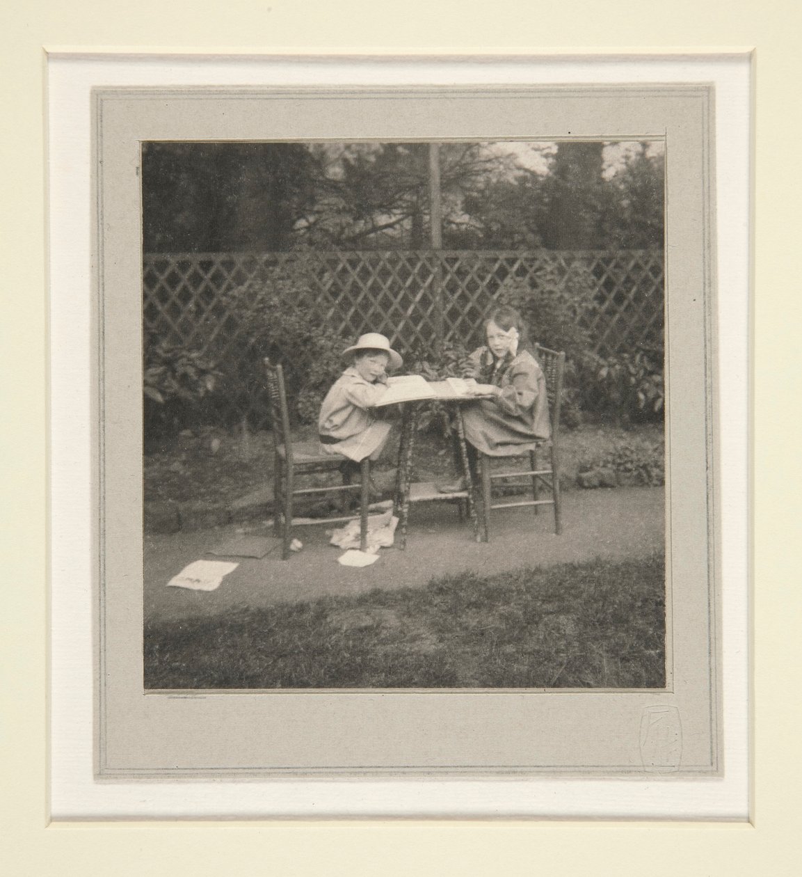 Barbara og Evan Evans av Frederick Henry Evans