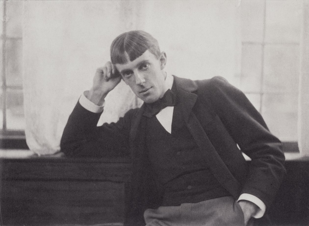 Portrettfotografi av Aubrey Beardsley (1872-98) av Frederick Evans (1853-1943) av Frederick Henry Evans