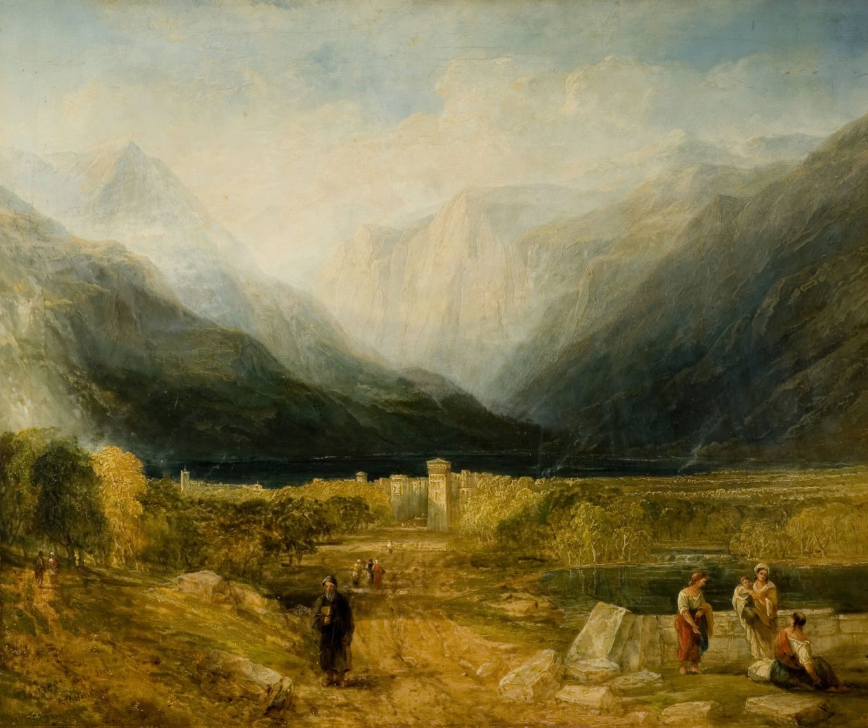 Sarazana, Nord-Italia, 1837-1840. av Frederick Henry Henshaw