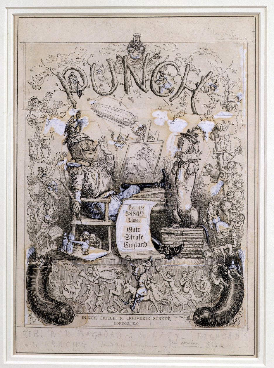 'In the Soup', illustrasjon til forsiden av Punch magazine av Frederick Henry Townsend
