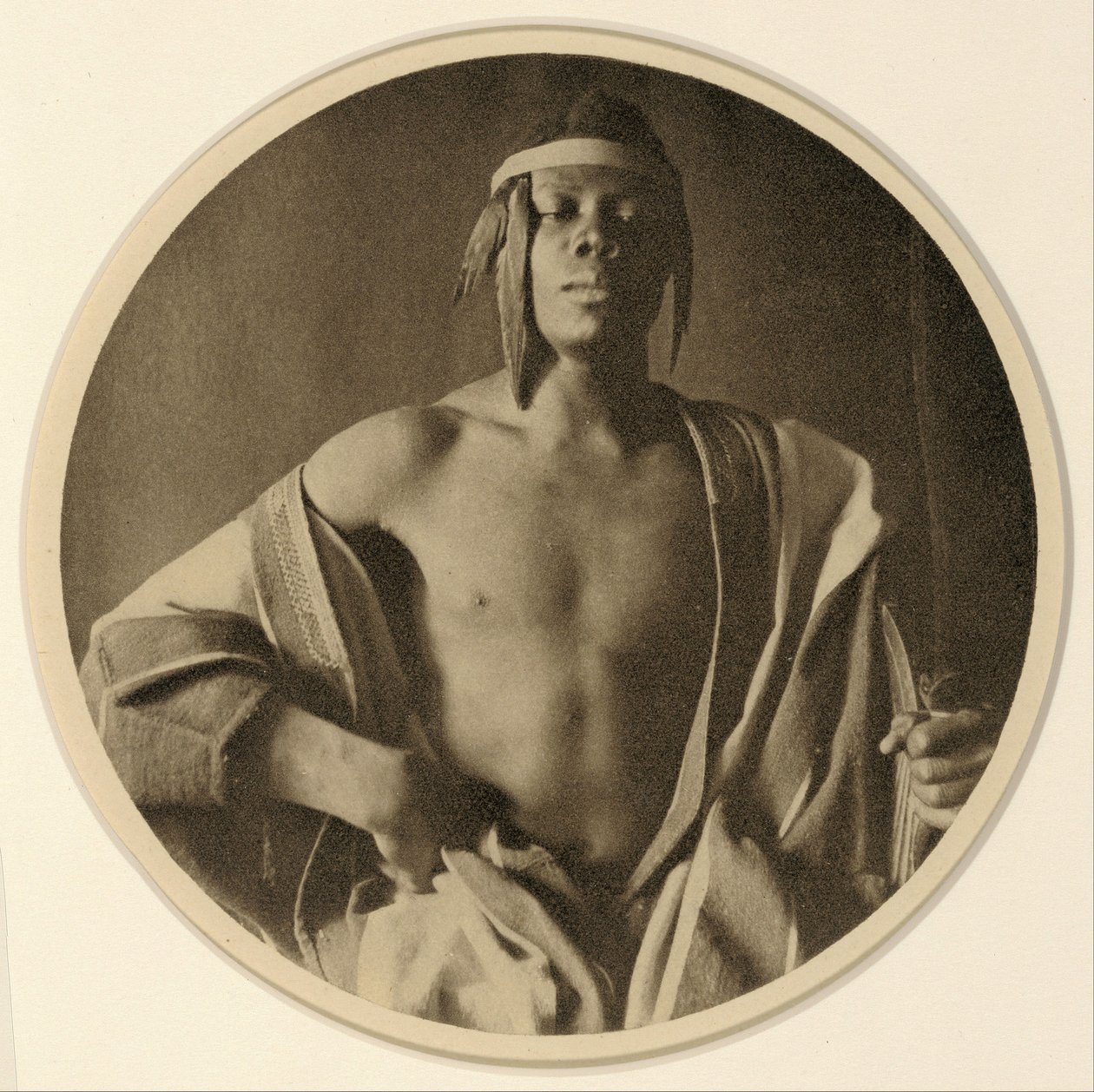 En etiopisk høvding, 1887 av Frederick Holland Day