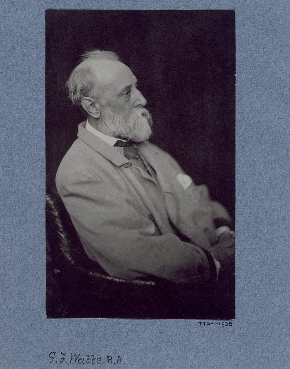 Portrett av George Frederick Watts (1817-1904) av Frederick Hollyer