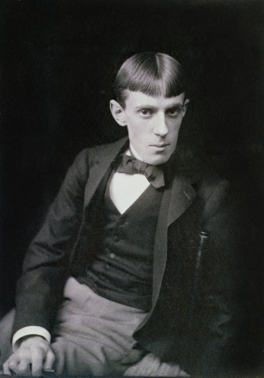 Portrettfotografi av Aubrey Beardsley (1872-98) av Frederick Hollyer (1837-1933) av Frederick Hollyer