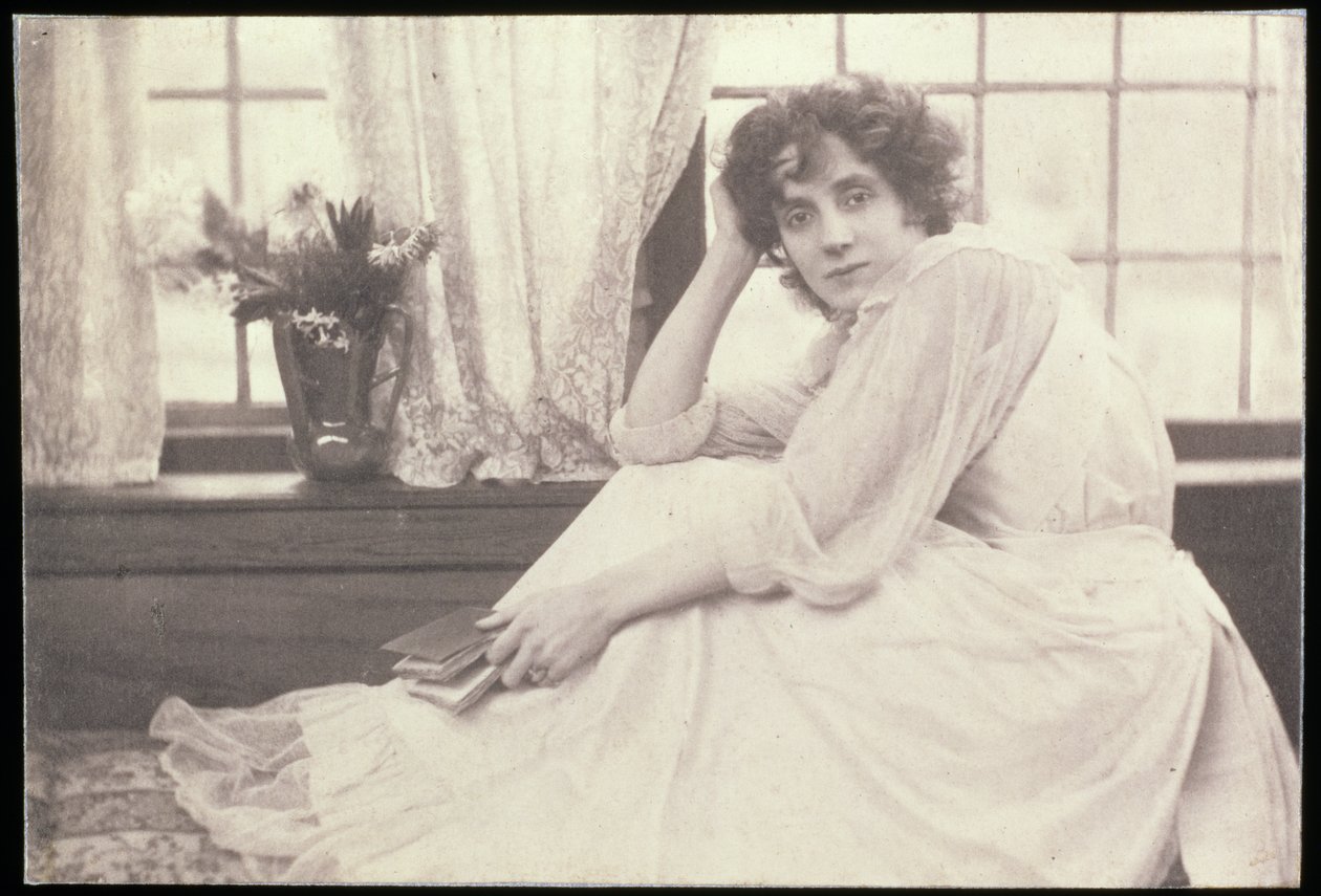 Portrettfotografi av Beatrice Stella Tanner (1865-1940) fru Patrick Campbell, av Frederick Hollyer (1837-1933) av Frederick Hollyer