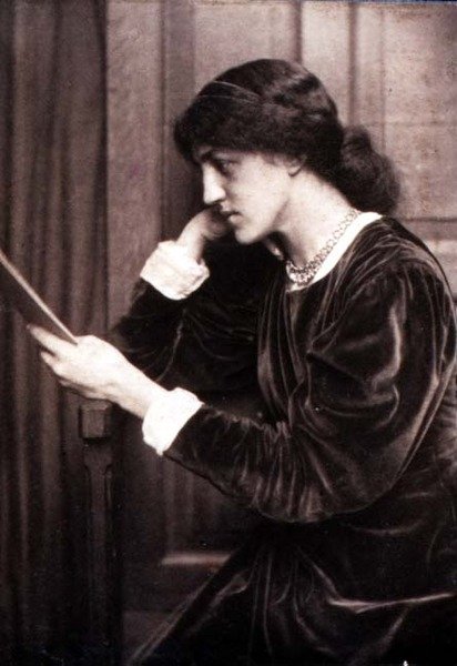 Portrettfotografi av May Morris (1862-1938), datter av Jane Morris av Frederick Hollyer (1837-1933) av Frederick Hollyer