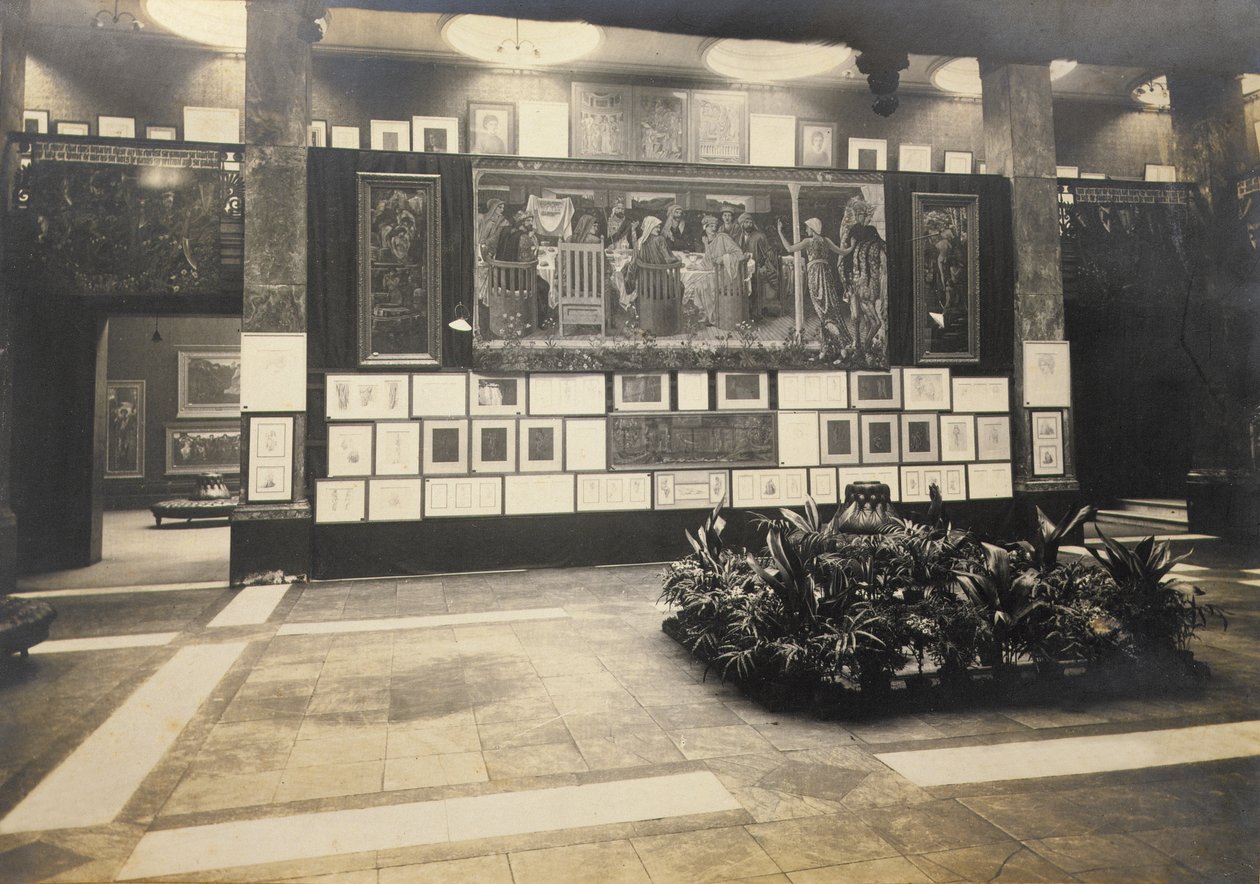 Edward Burne-Jones Memorial Exhibition på New Gallery av Frederick Hollyer