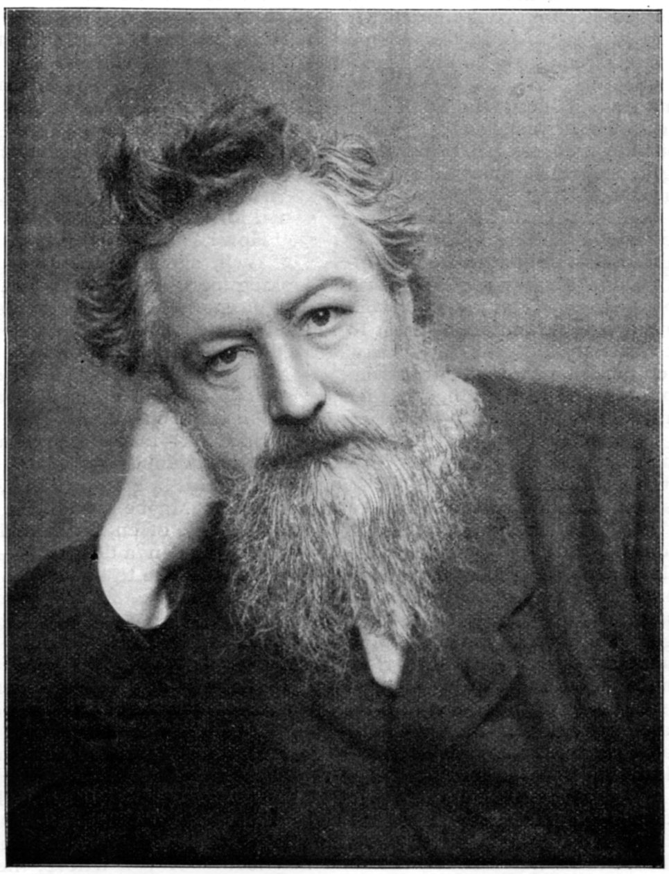 William Morris 1834-1996, engelsk kunstner og forfatter, 1930-tallet. av Frederick Hollyer