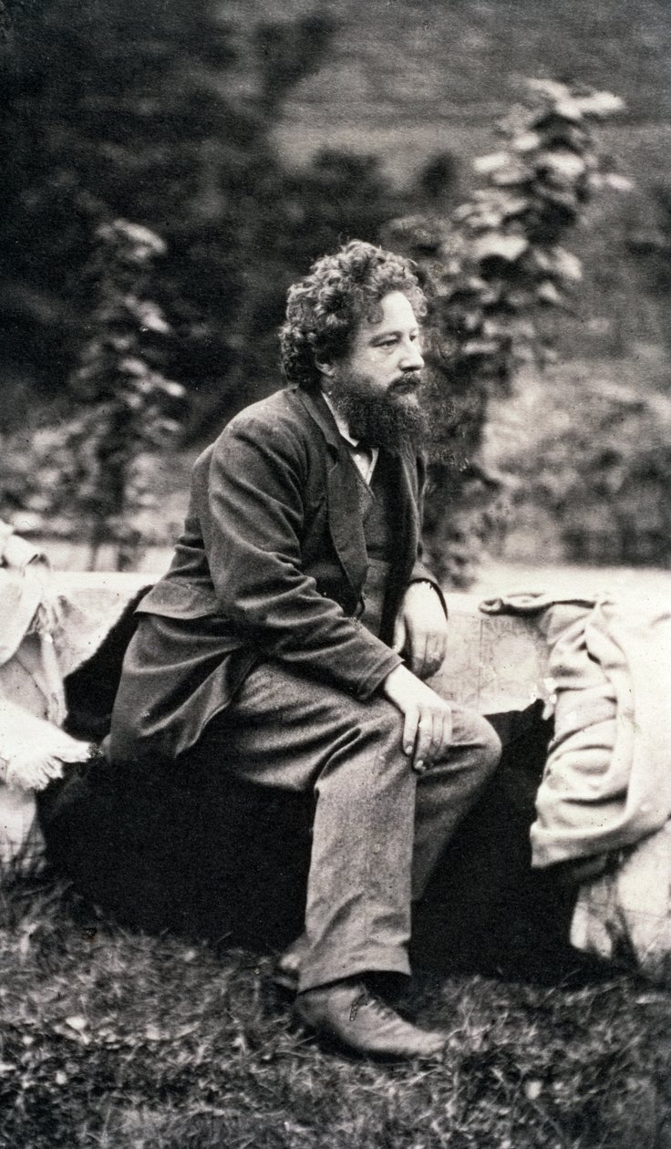 William Morris, engelsk kunstner og designer, 1800-tallet av Frederick Hollyer