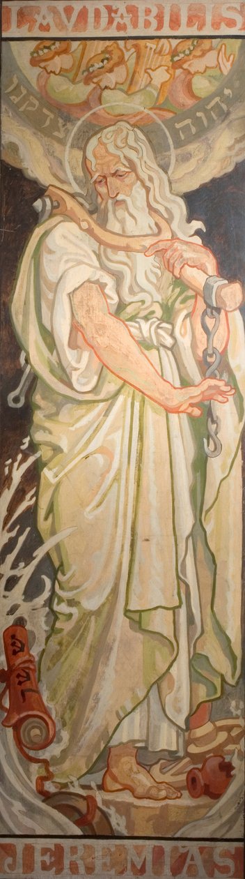 Profeter fra Det gamle testamente: Jeremia, ca. 1910 av Frederick James Sheilds