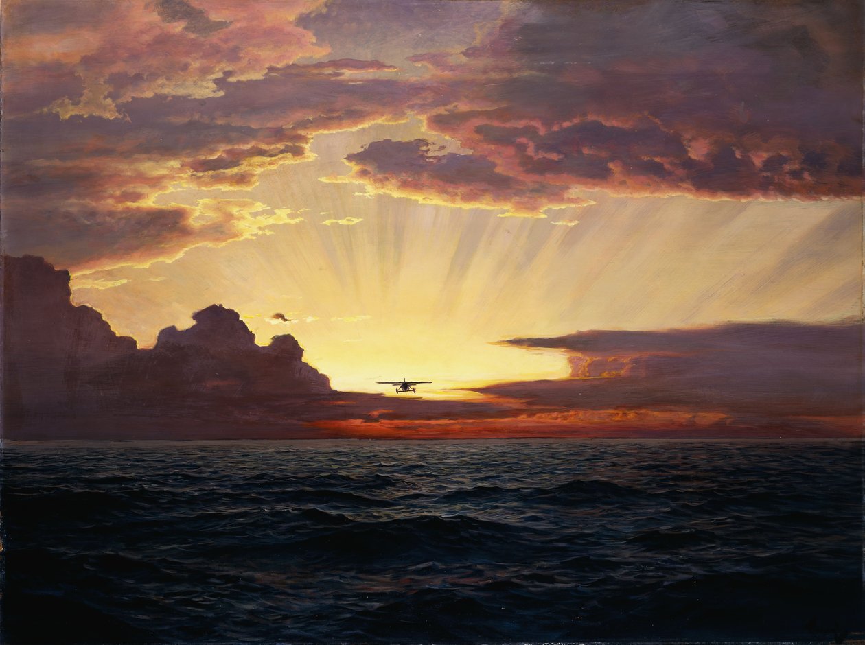 En Dawn Flight av Frederick Judd Waugh