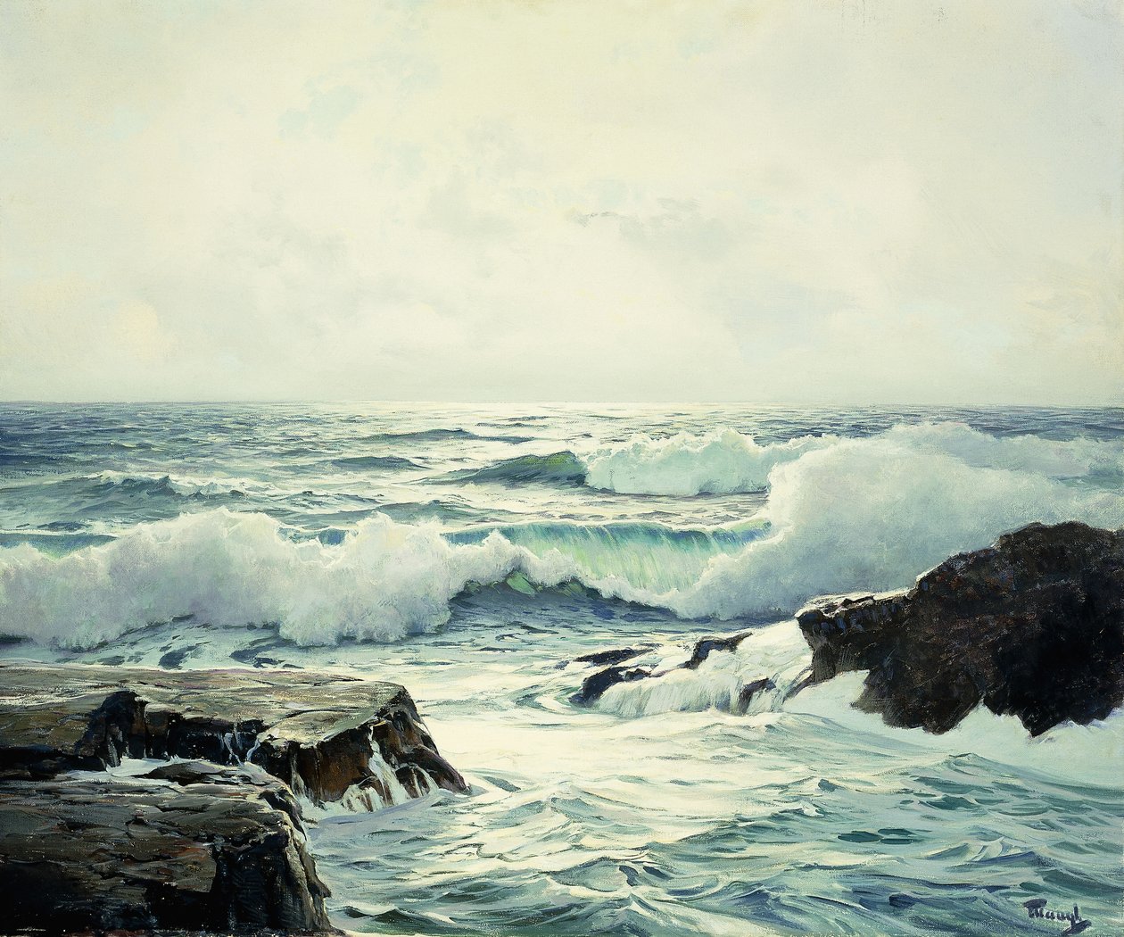 Sølv lys av Frederick Judd Waugh