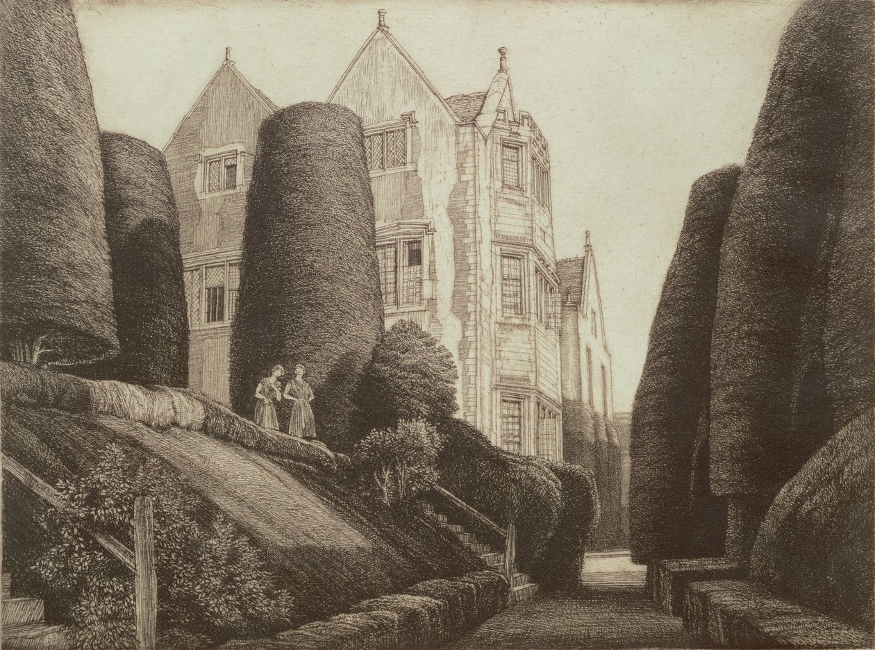 Owlpen Manor, 1931 av Frederick Landseer Maur Griggs