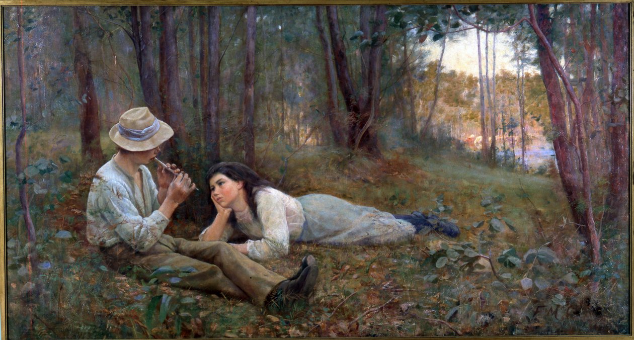 Bush Idyll, 1893 av Frederick McCubbin
