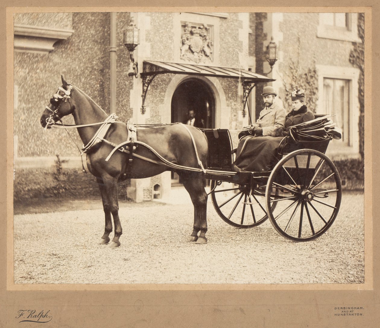 Kong George V og Queen Mary, ca. 1890 av Frederick Ralph