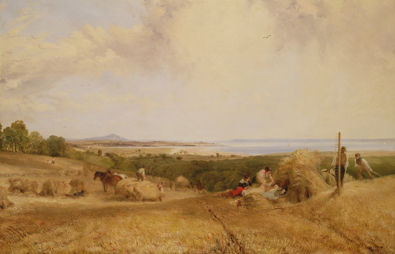 Harvest Field, 1846 av Frederick Richard Lee