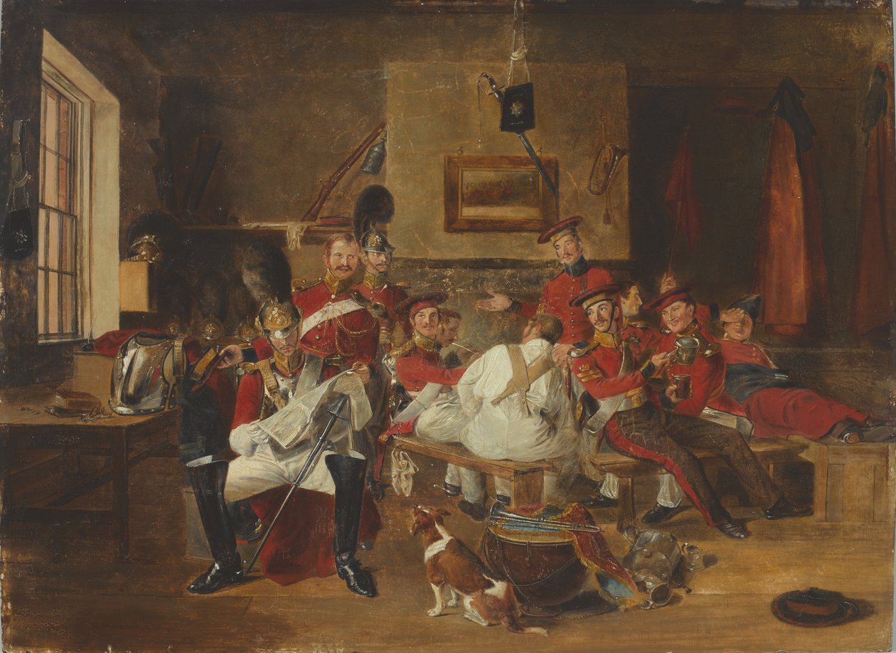 2. Livgarde, Garderom, 1828 ca av Frederick Richard Pickersgill
