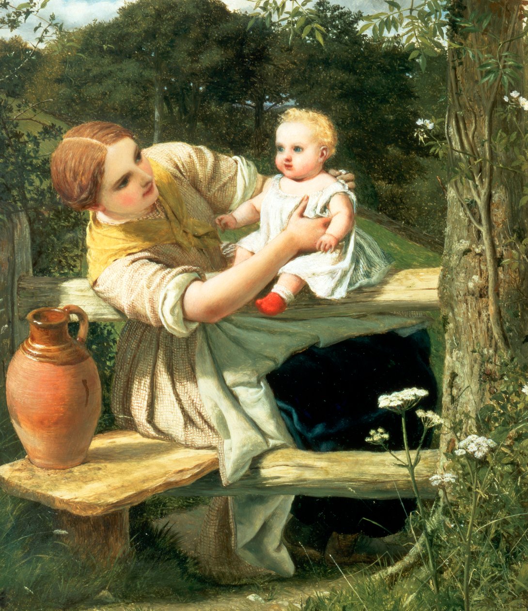På vei til våren, c1862 av Frederick Richard Pickersgill