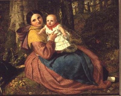 Kunstnerens sønn og sykepleier av Frederick Richard Pickersgill