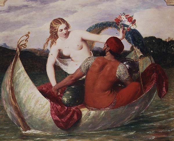 Perlebåten, ca. 1845 av Frederick Richard Pickersgill