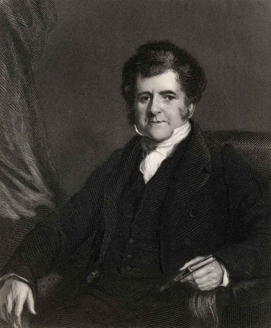 Richard Bright, gravert av H. Cock, fra 