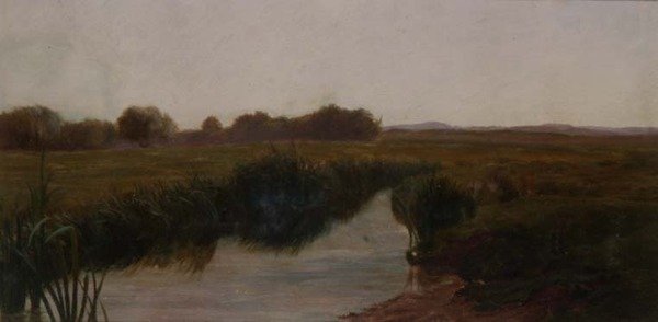 Studie av et landskap av Frederick Trevelyan Goodall