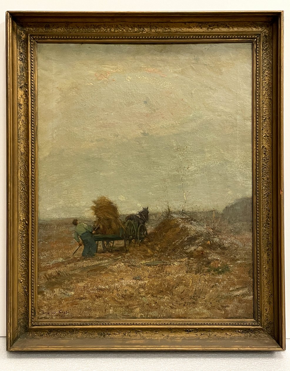 A Frosty Morning (olje på lerret) av Frederick W. Kost