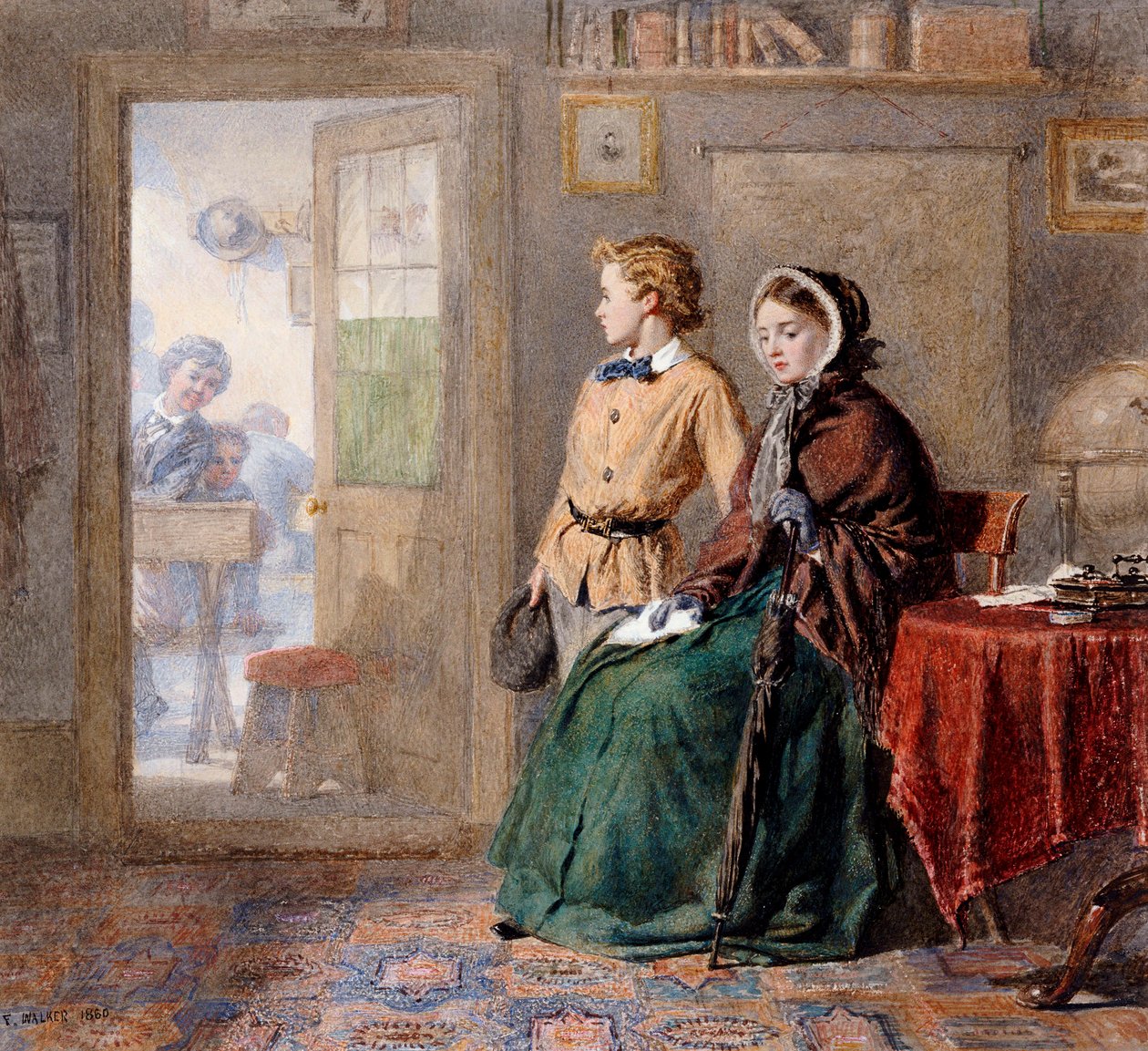 Den nye gutten, 1860 av Frederick Walker